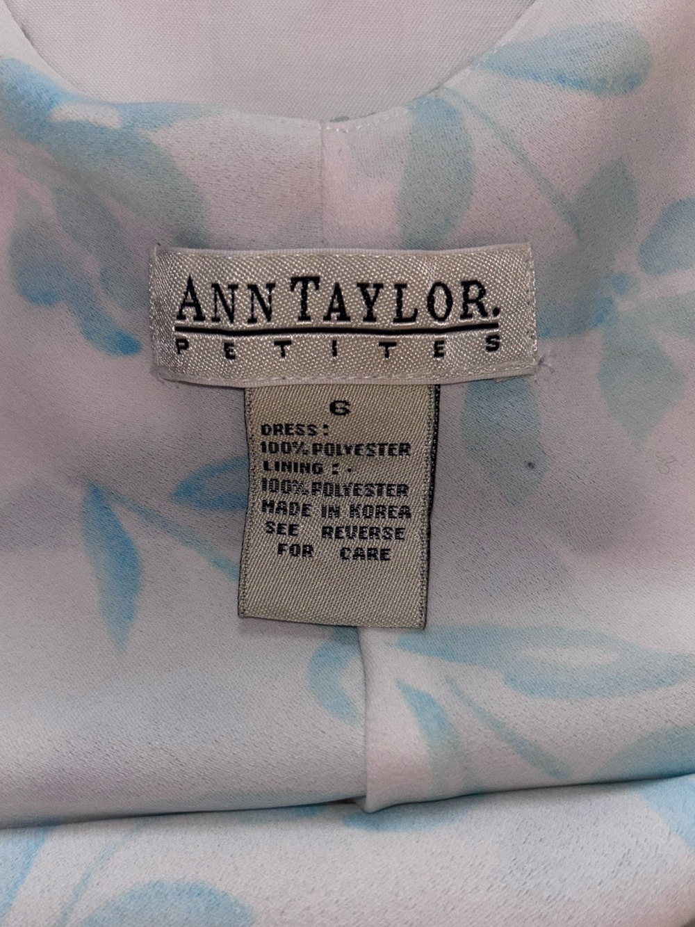 Vintage Ann Taylor Petites Foral Dress - Picture 7 of 11